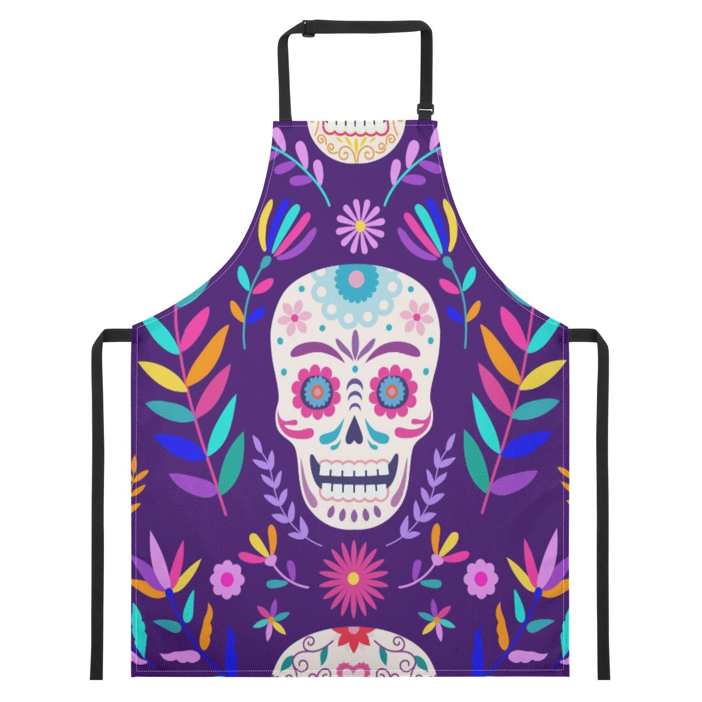 Sugar skull skeleton sugar skull Apron