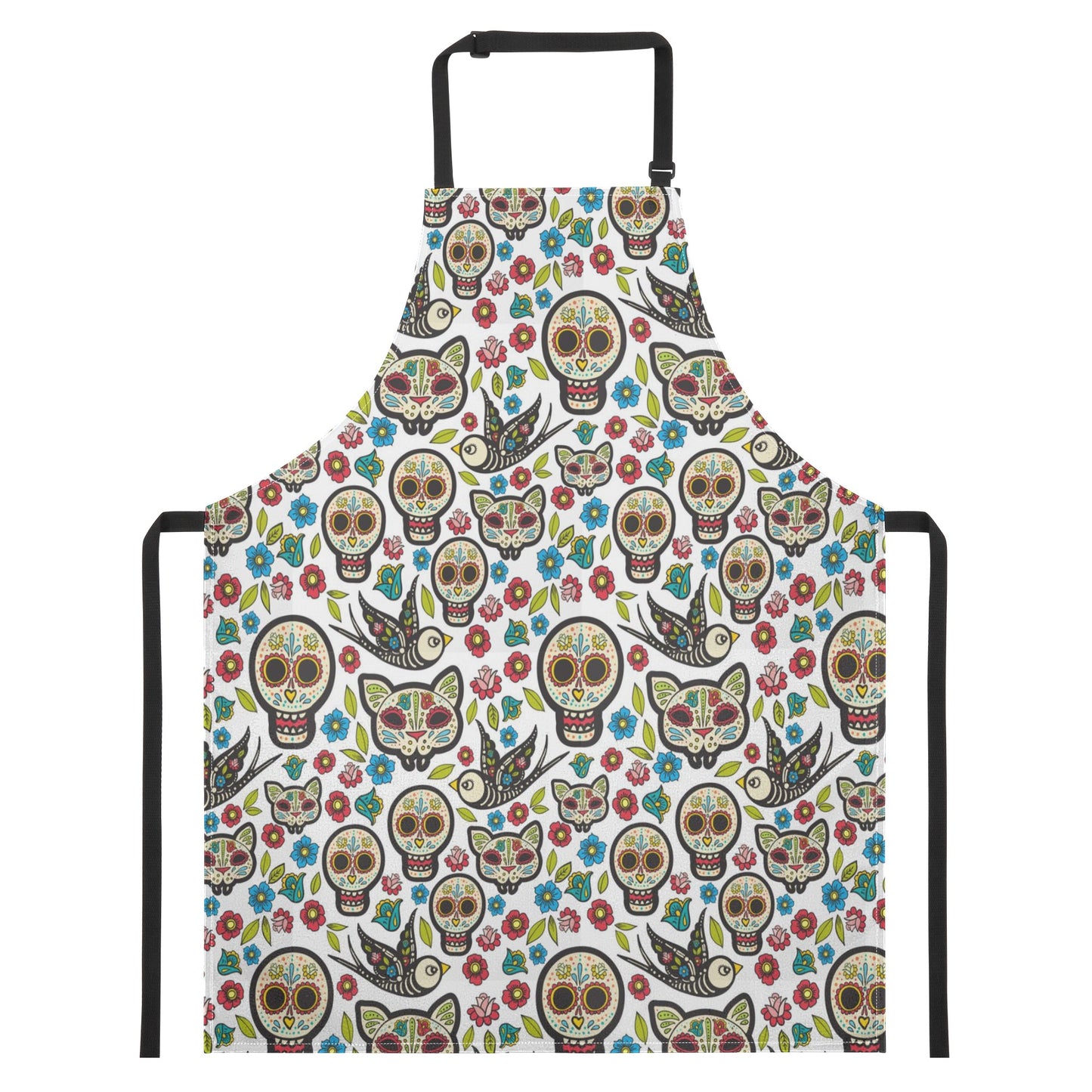 Dia de los muertos sugar skull Apron