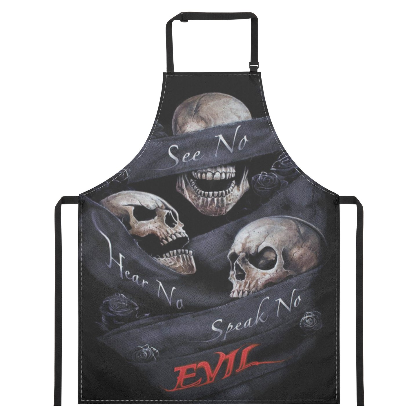 No see no hear no speak evils Apron
