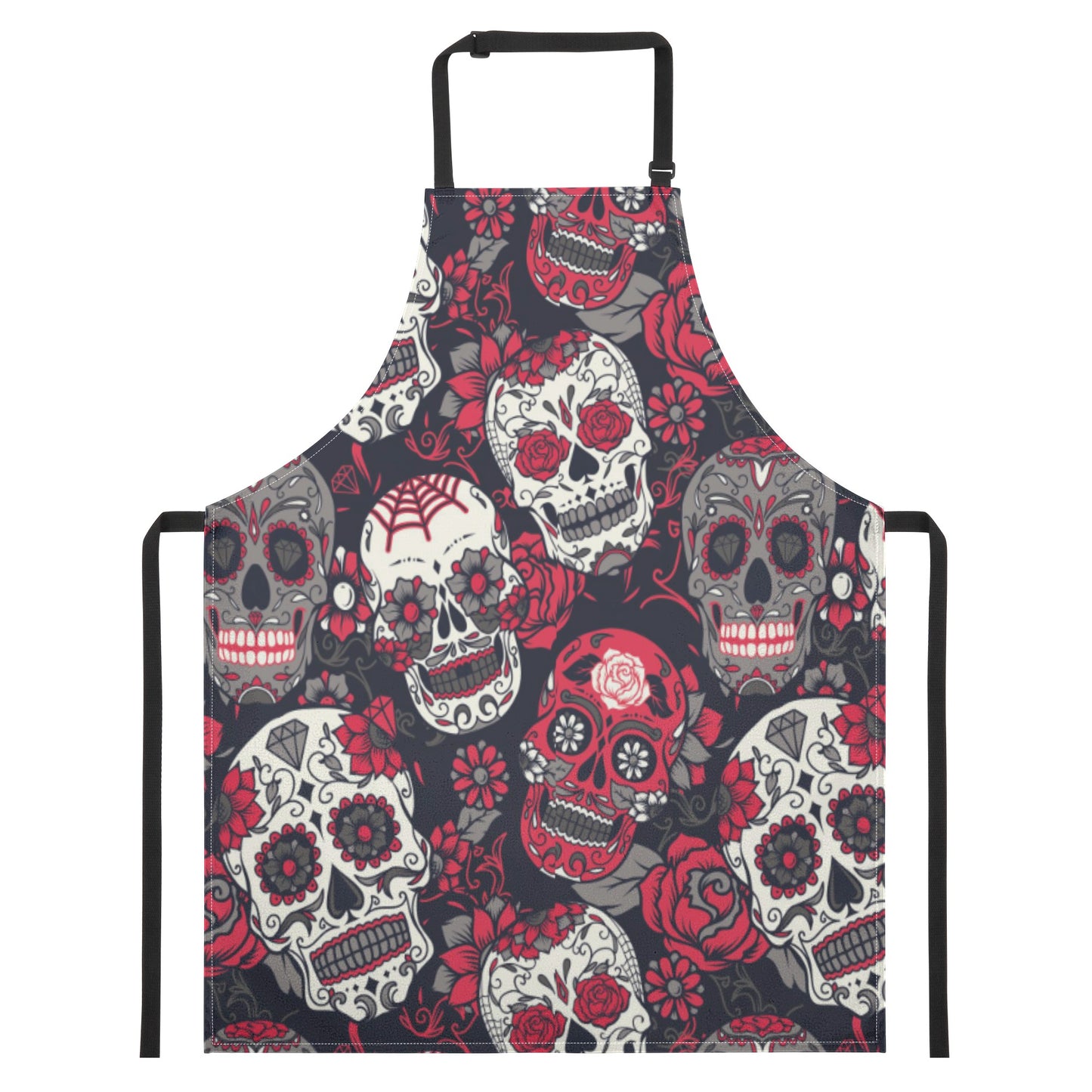 Mexican skull gothic Apron
