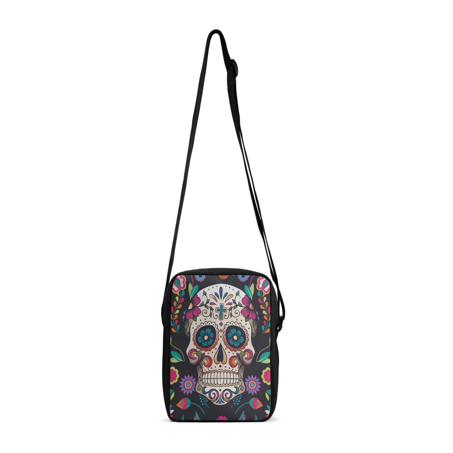Dia de los muertos sugar skull calaveras Cross-Body Bag