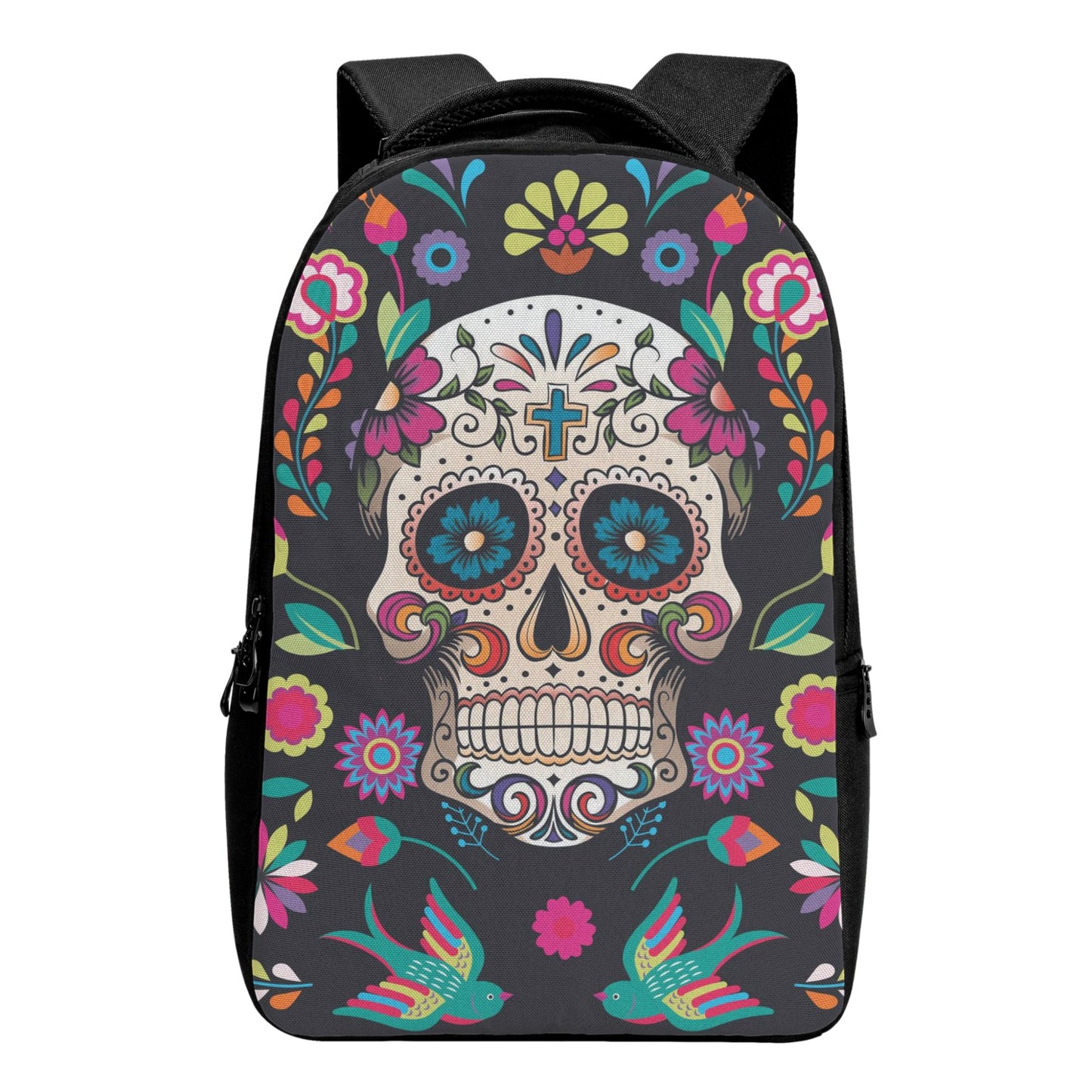 Dia de los muertos sugar skull calaveras Laptop Backpack