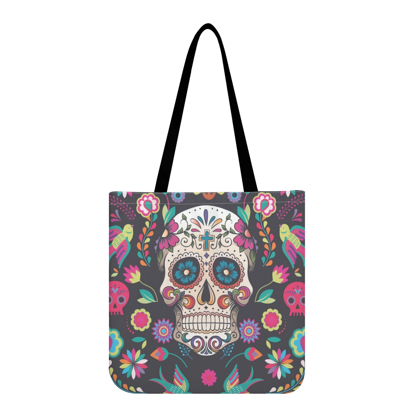 Dia de los muertos sugar skull calaveras Cloth Tote Bag