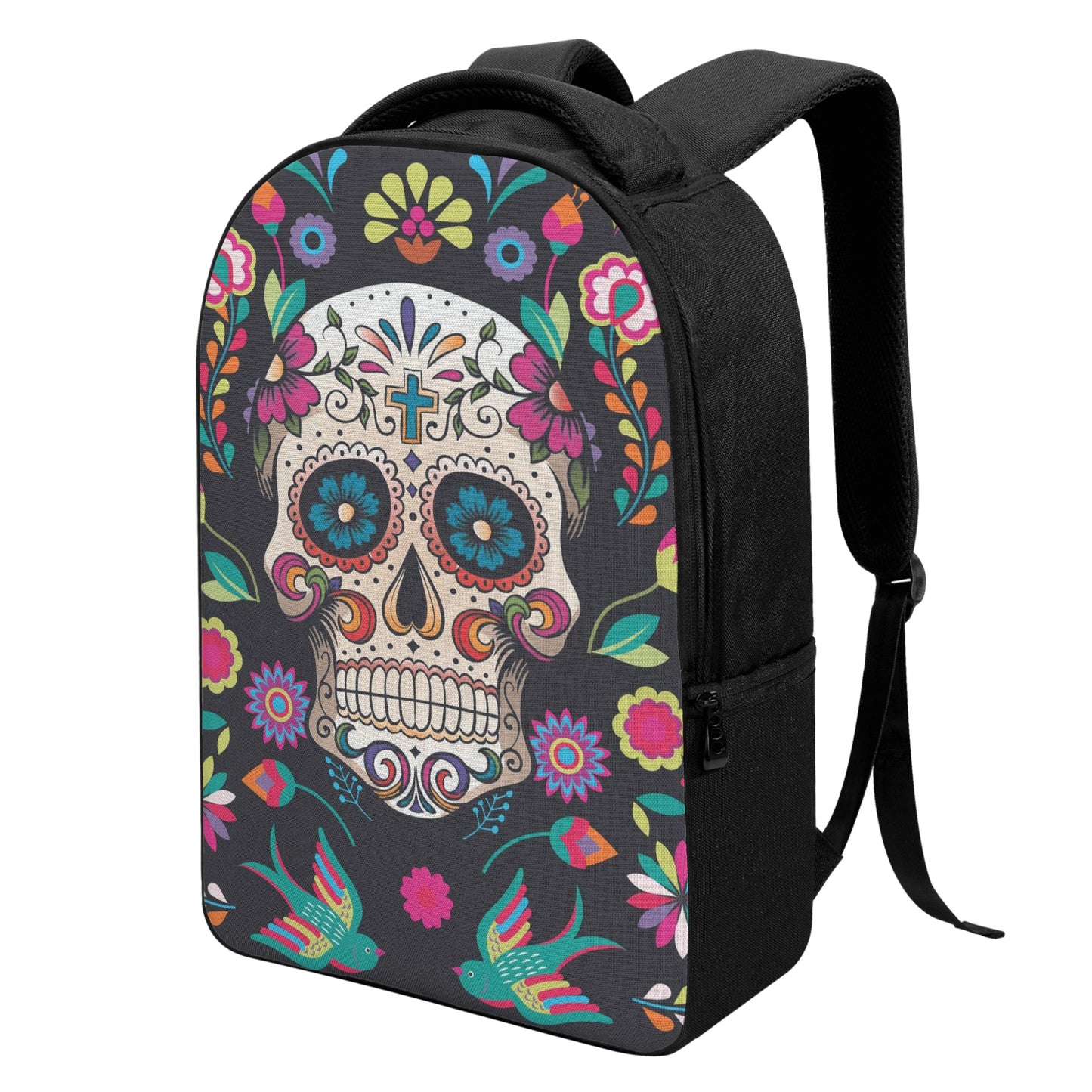 Dia de los muertos sugar skull calaveras Laptop Backpack