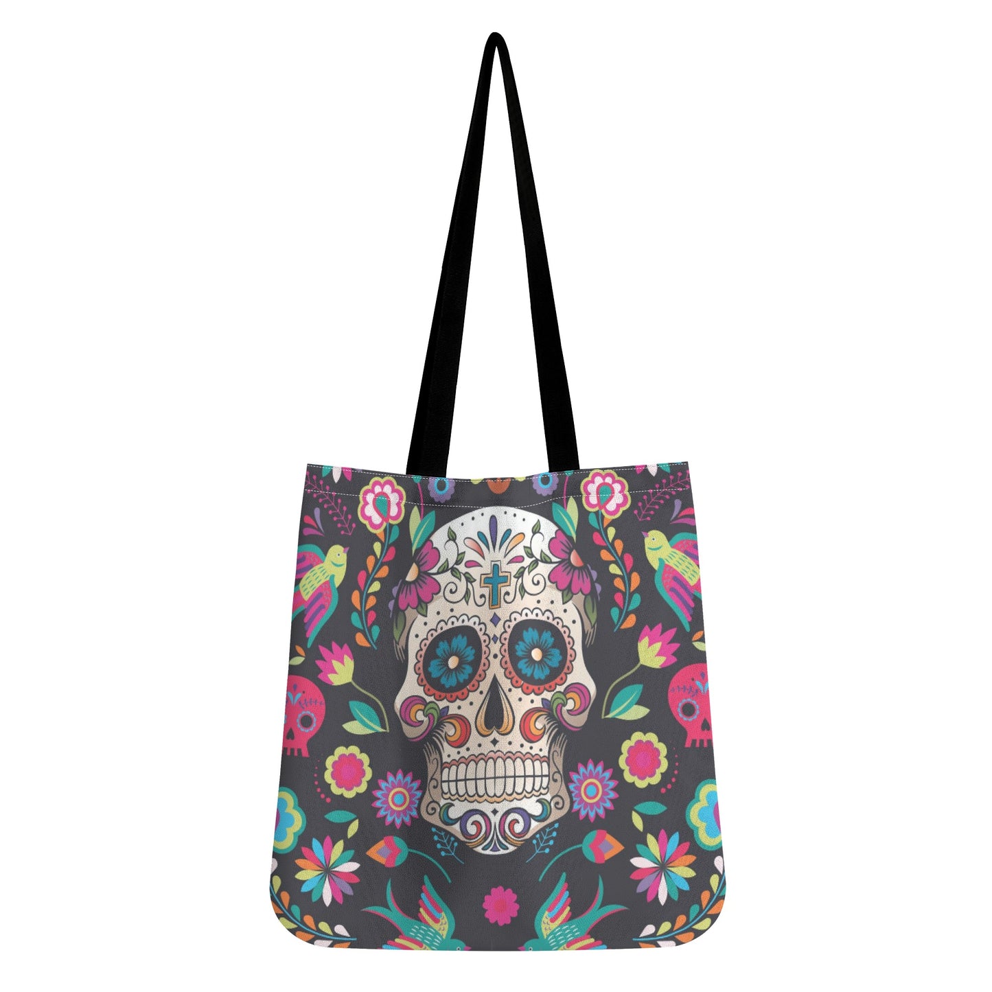 Dia de los muertos sugar skull calaveras Cloth Tote Bag