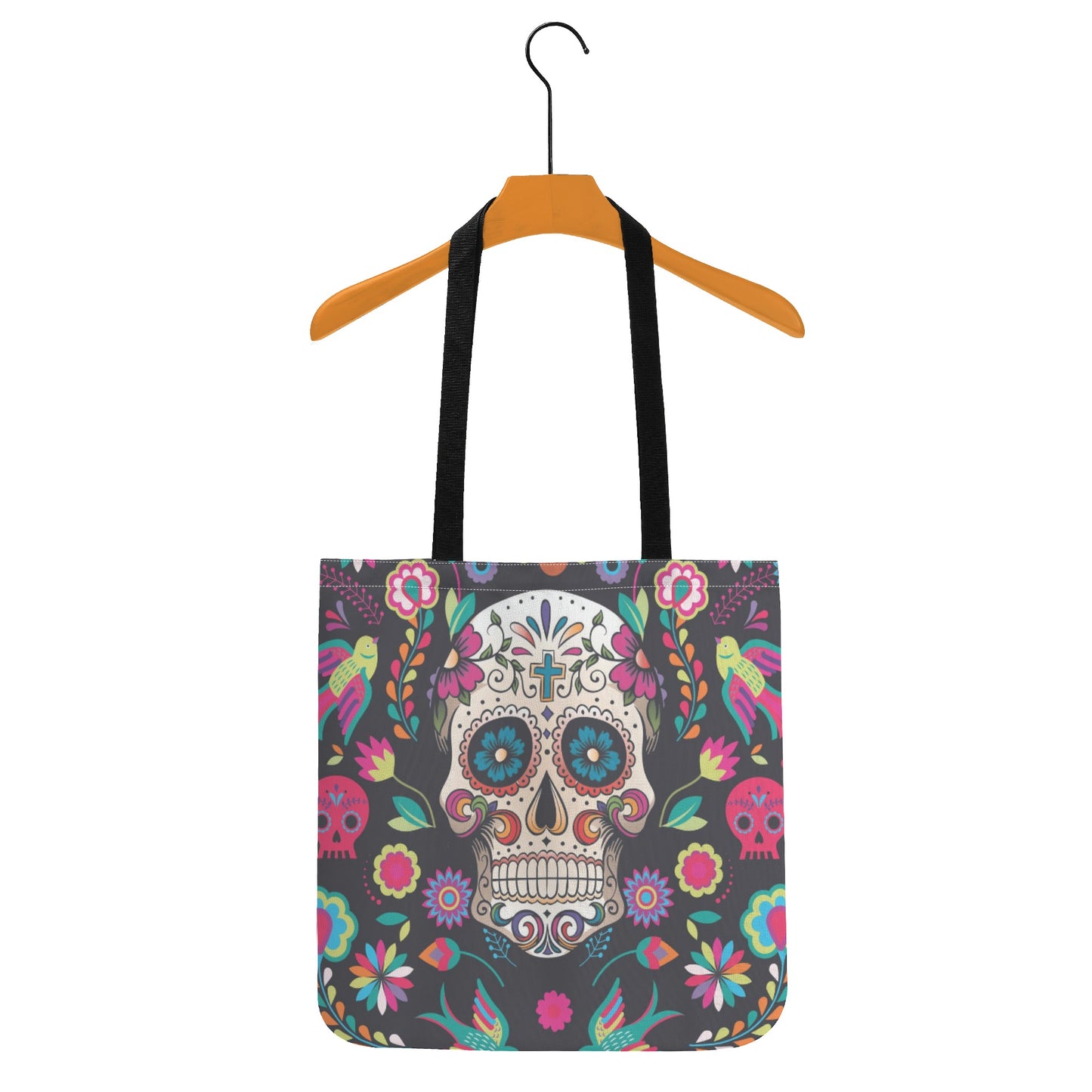 Dia de los muertos sugar skull calaveras Cloth Tote Bag