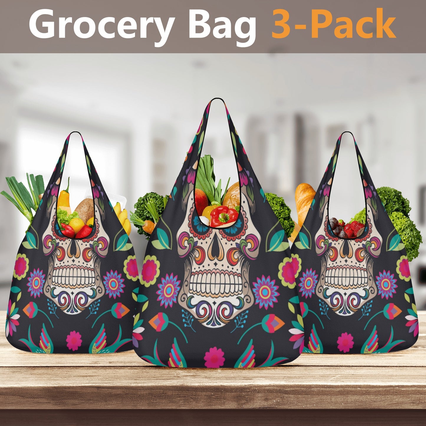 3 Pack of Grocery Bags