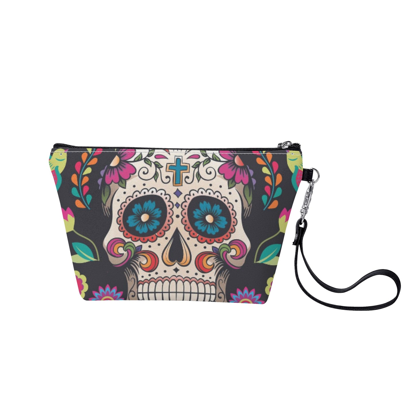 Sugar skull Day of the dead Halloweeen gothic Sling Cosmetic Bag