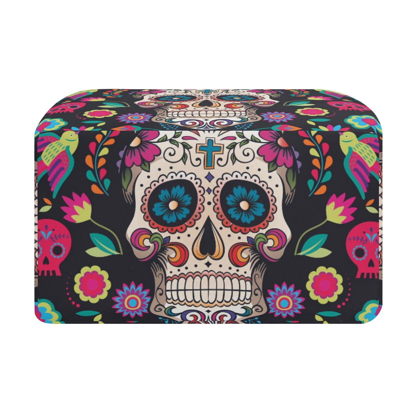 Dia de los muertos gothic Halloween Mexican skull Portable Tote Lunch Bag