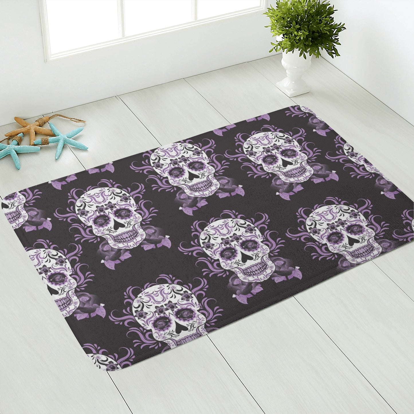 Calaveras sugar skull Plush Doormat