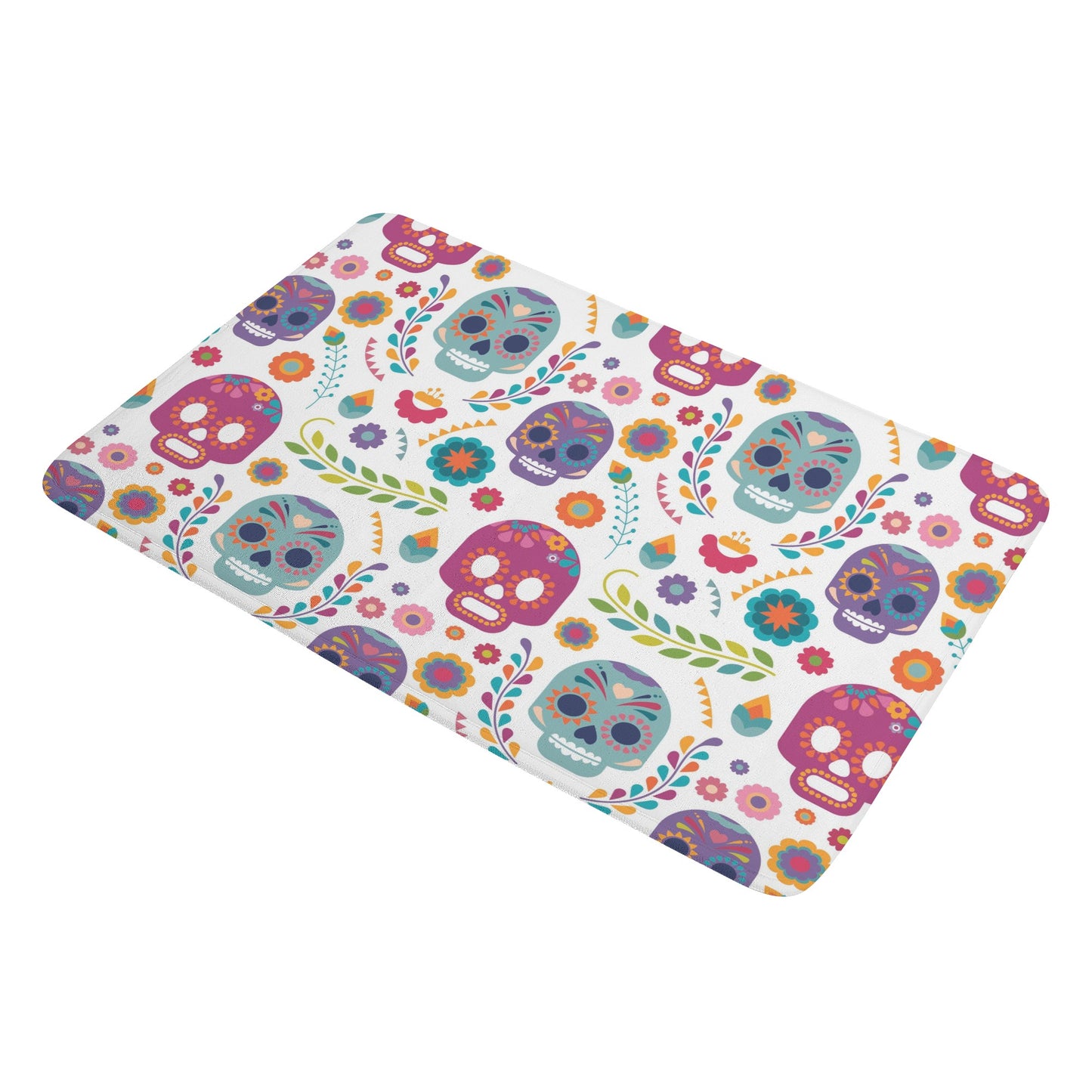 Day of the dead dia de los muertos Plush Doormat