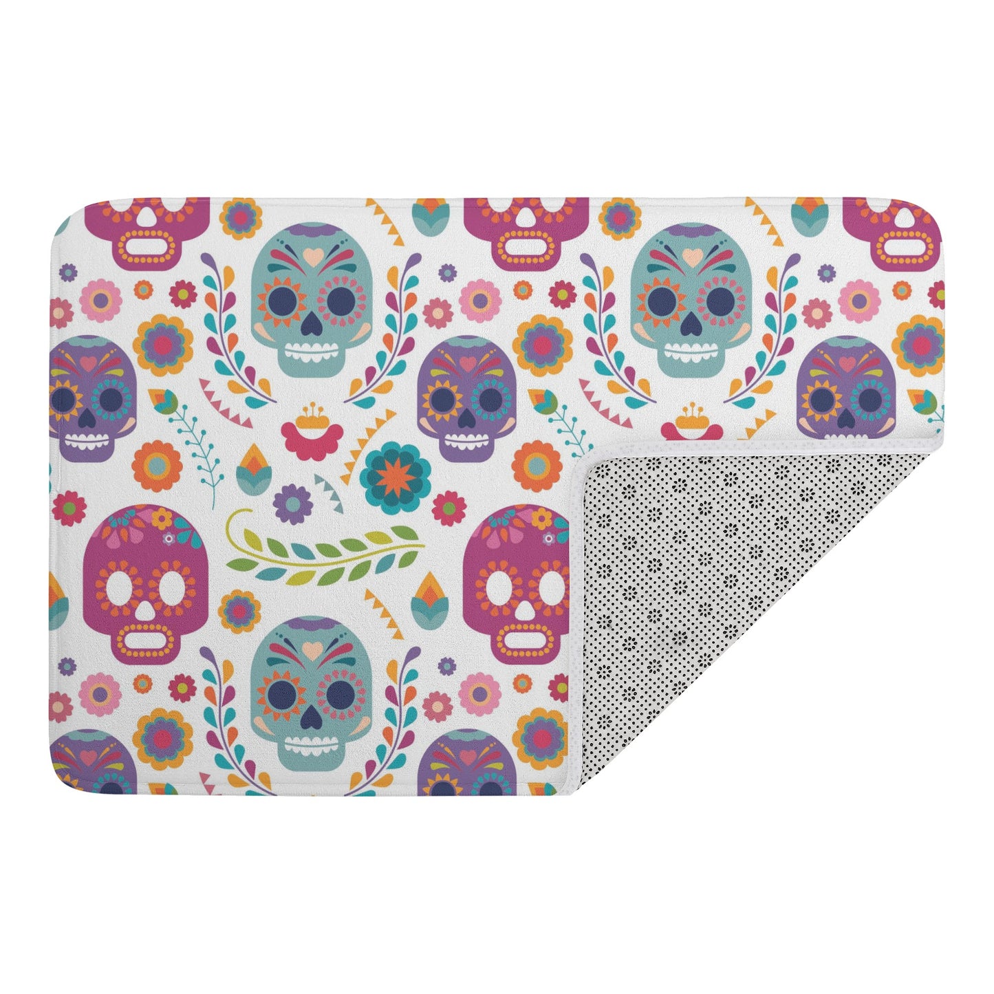 Day of the dead dia de los muertos Plush Doormat