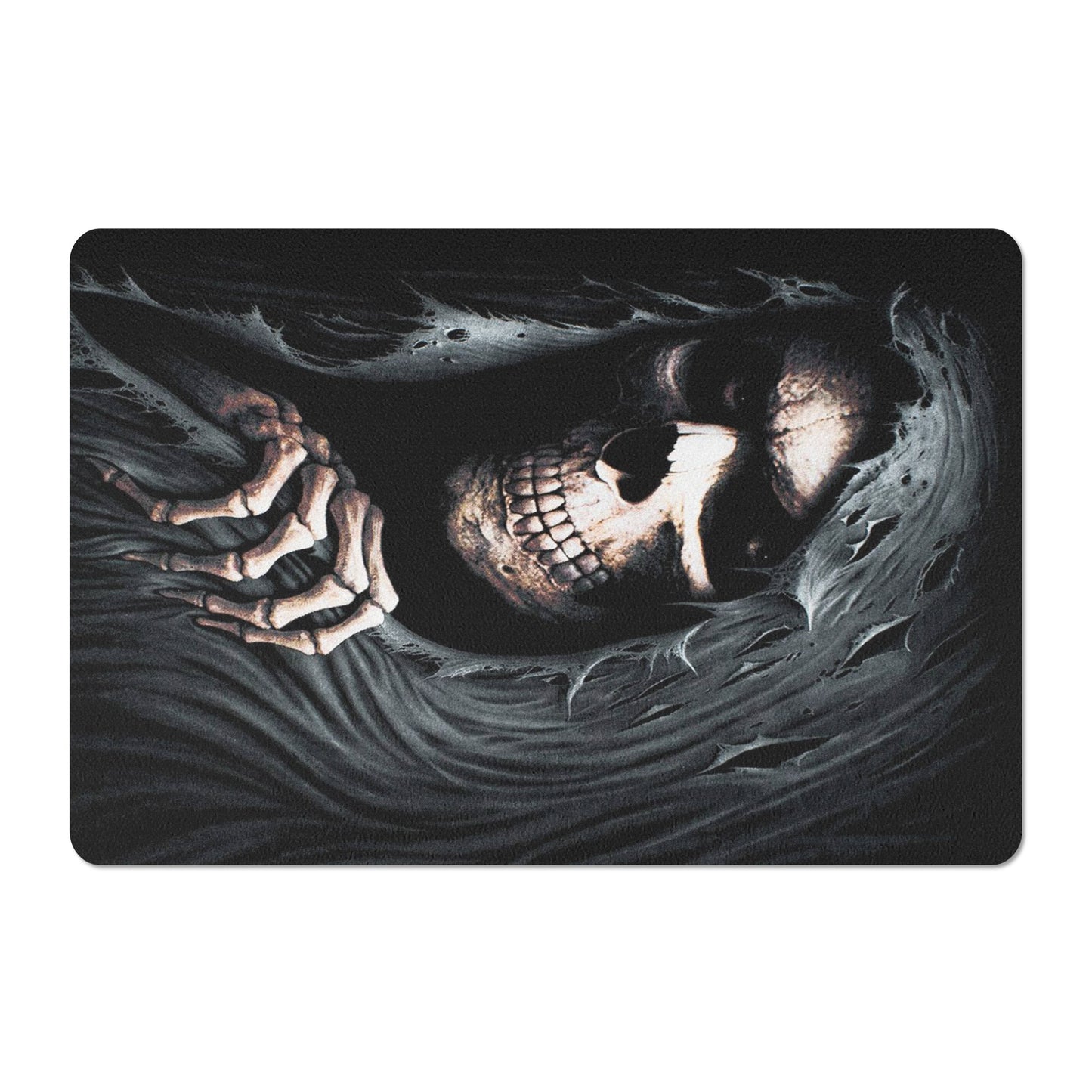 Gothic skull Rubber Door Mat