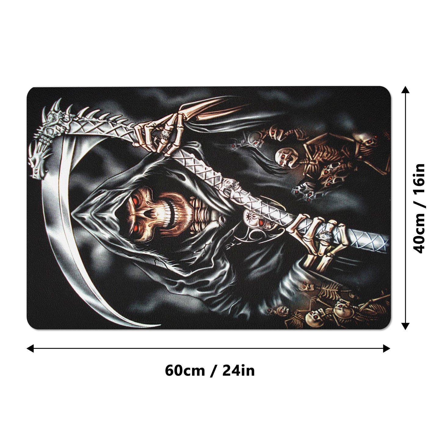 Grim reaper Rubber Door Mat