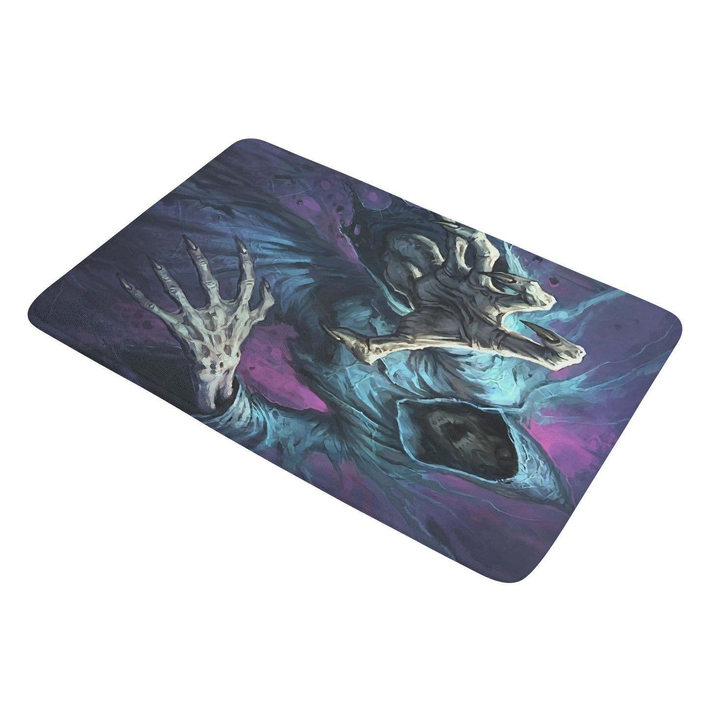 Grim reaper gothic skeleton Plush Doormat