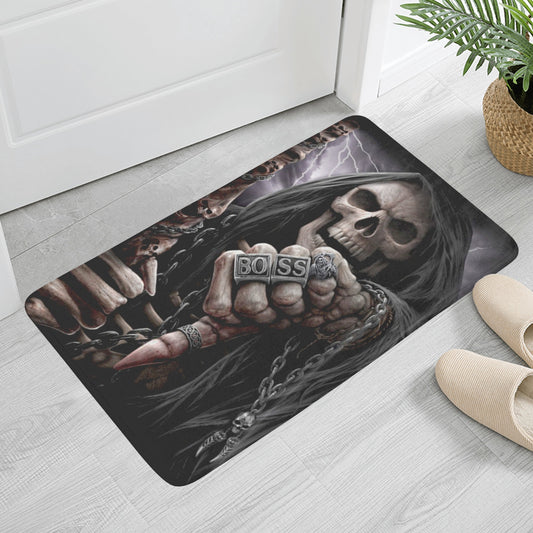 Boss grim reaper Plush Doormat