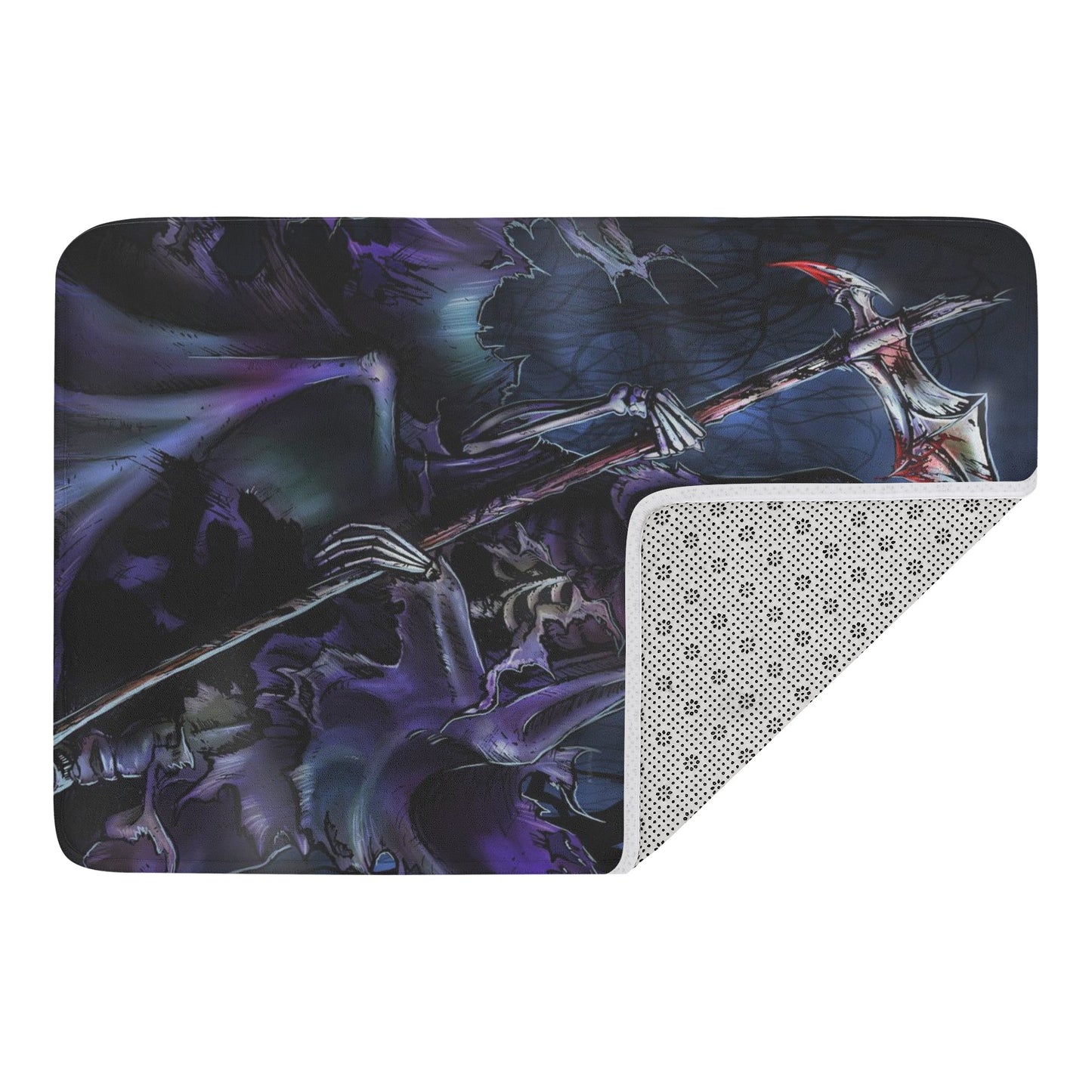 Grim reaper blood Plush Doormat