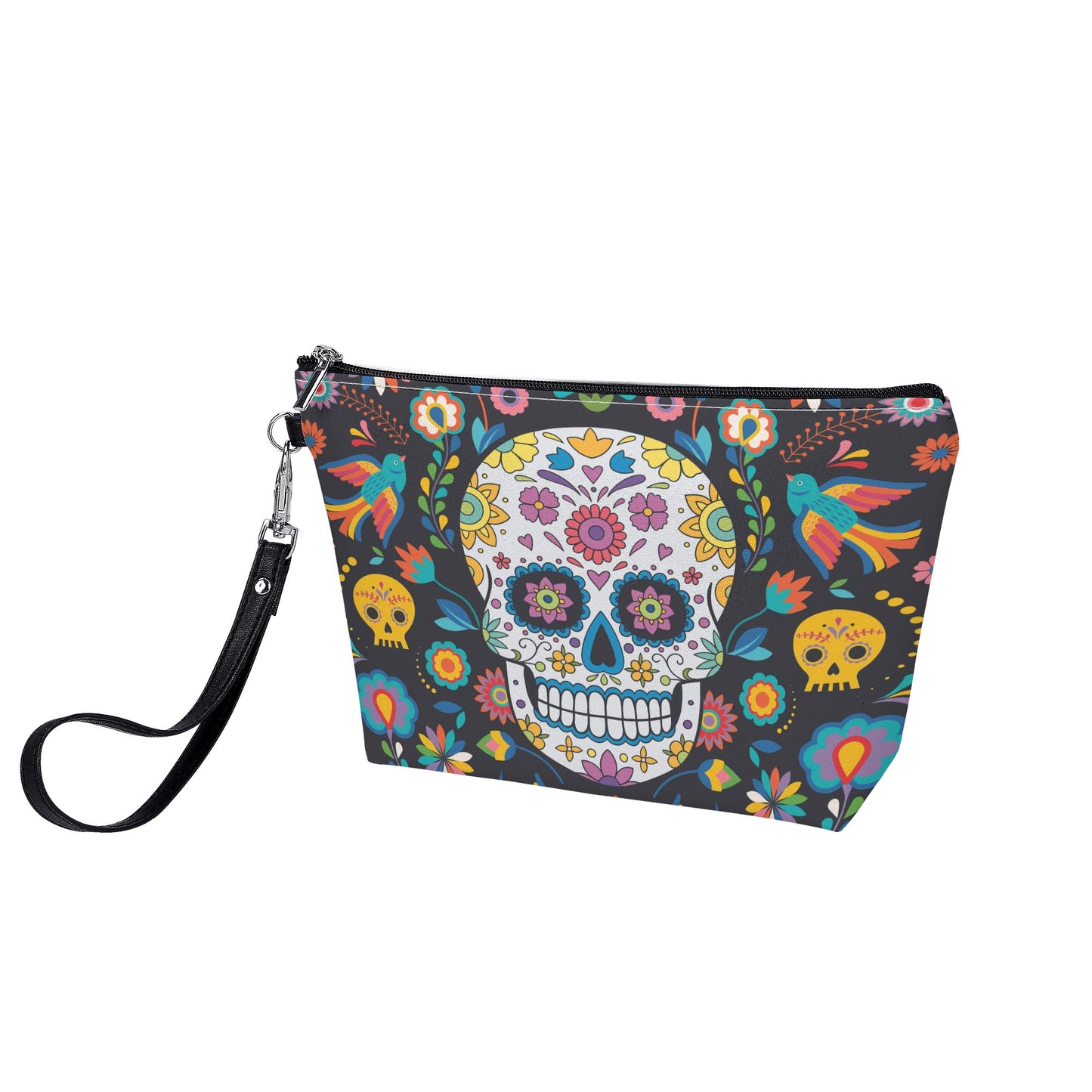 Sugar skull Sling Cosmetic Bag