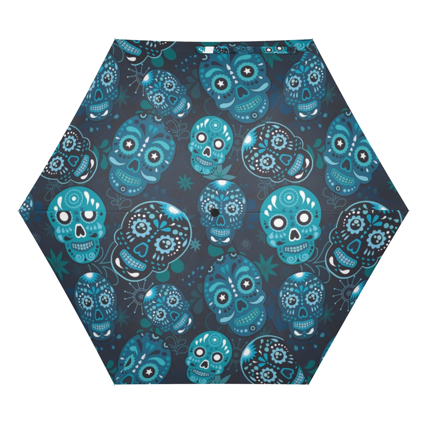 Gothic sugar skull Halloween pattern  Umbrella