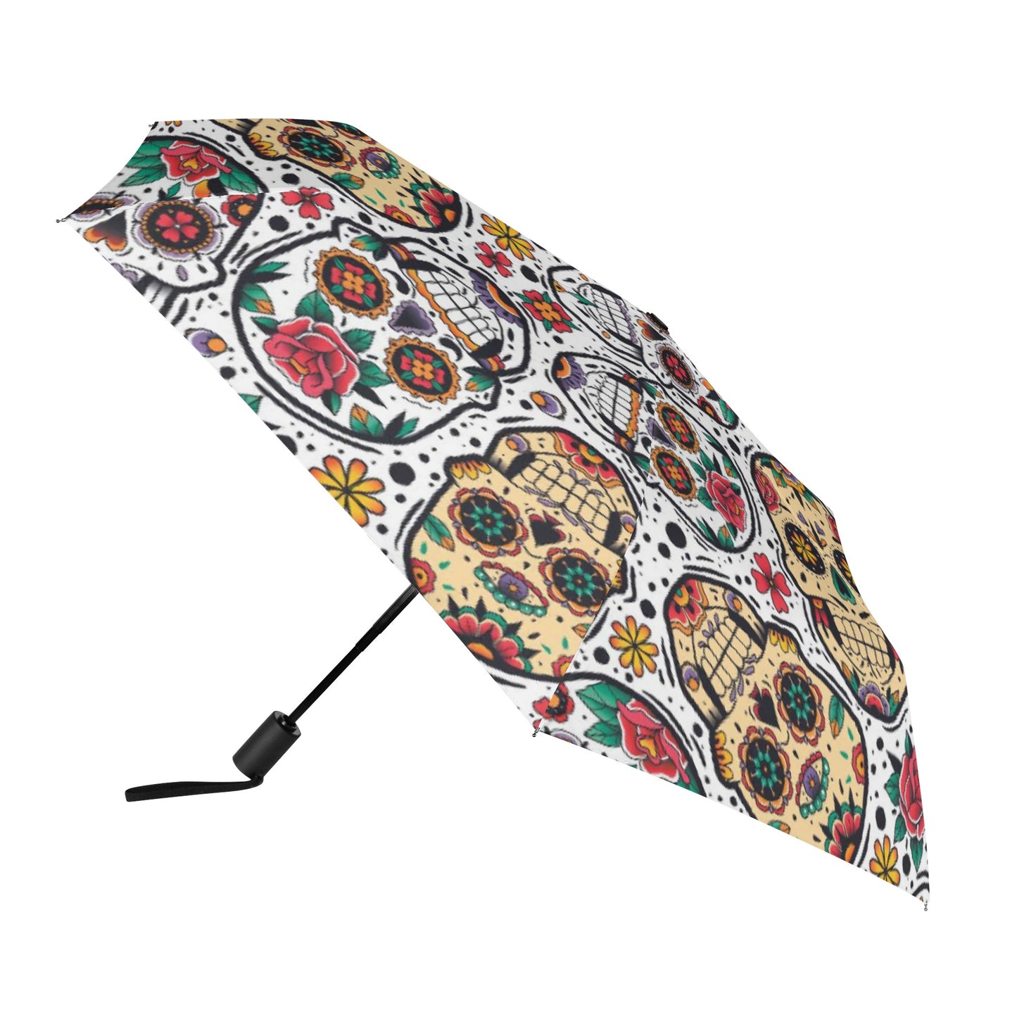 Sugar skull Calavears skull skeleton pattern  Umbrella