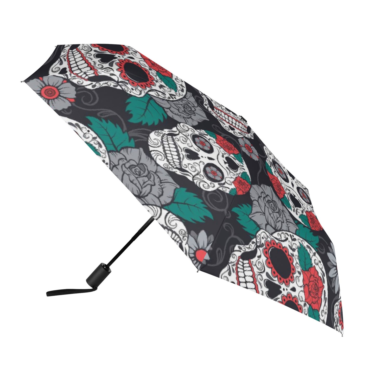 Floral day of the dead Umbrella