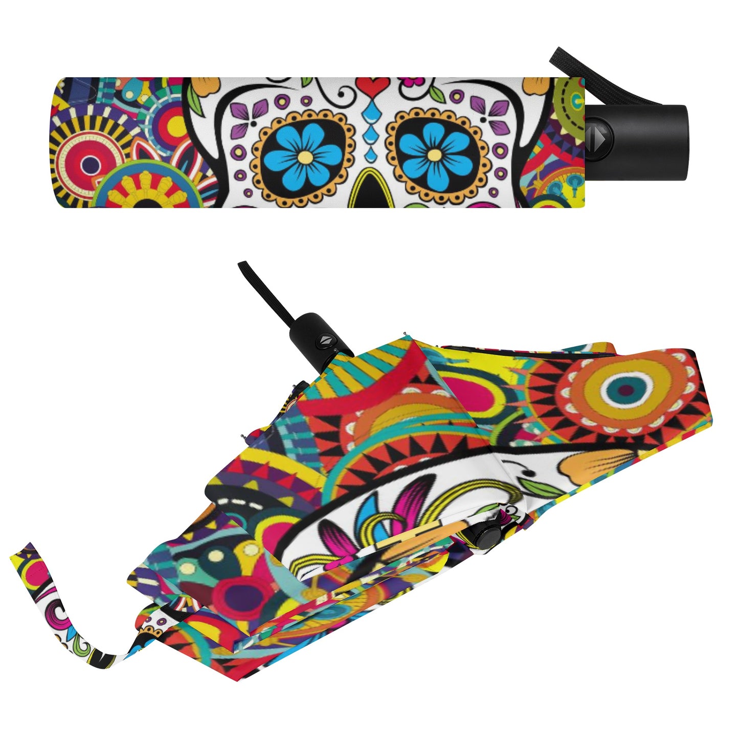 Sugar skull Pattern Day of the dead Halloween Umbrella