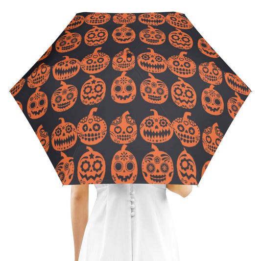 Sugar skull pumpkin  Umbrella