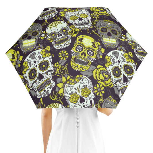 Sugar skull Pattern Calaveras  Umbrella
