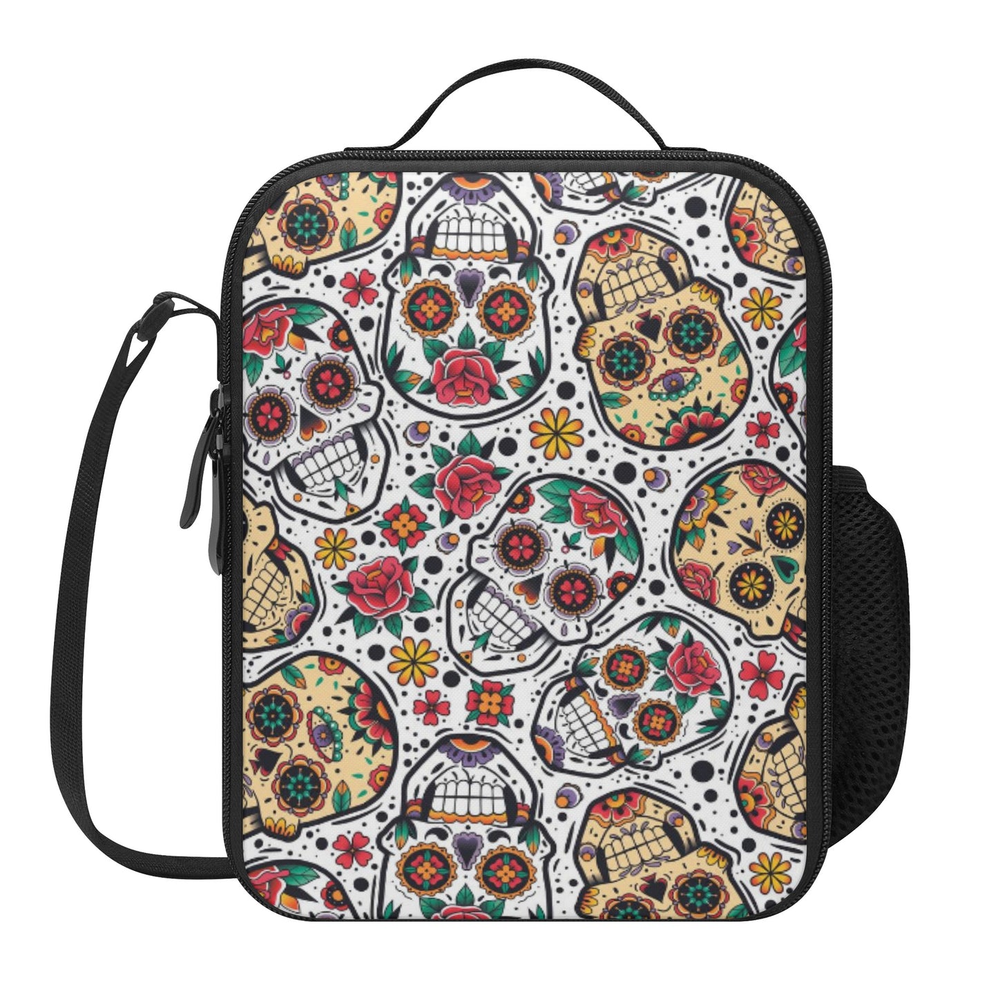 Day of the dead sugar skull pattern Lunch Box Bags