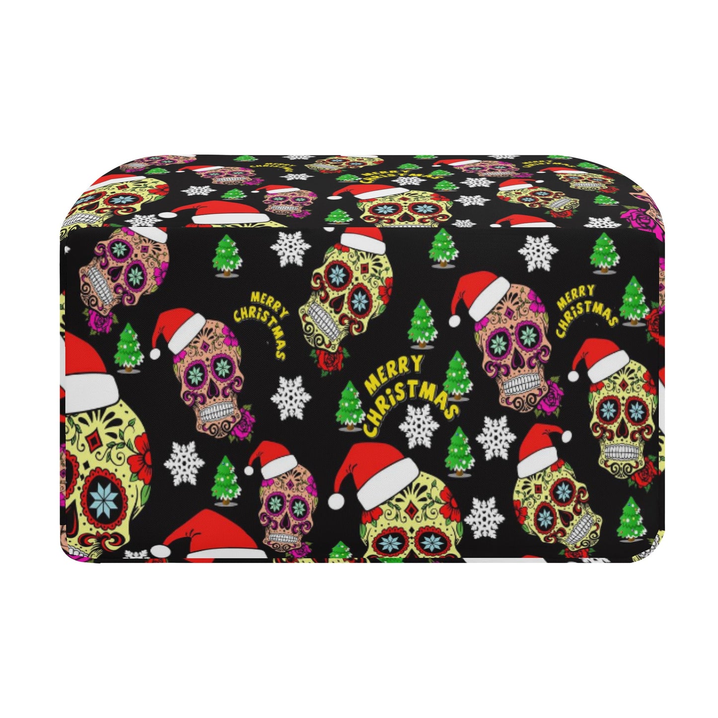 Merry christmas sugar skull Portable Tote Lunch Bag