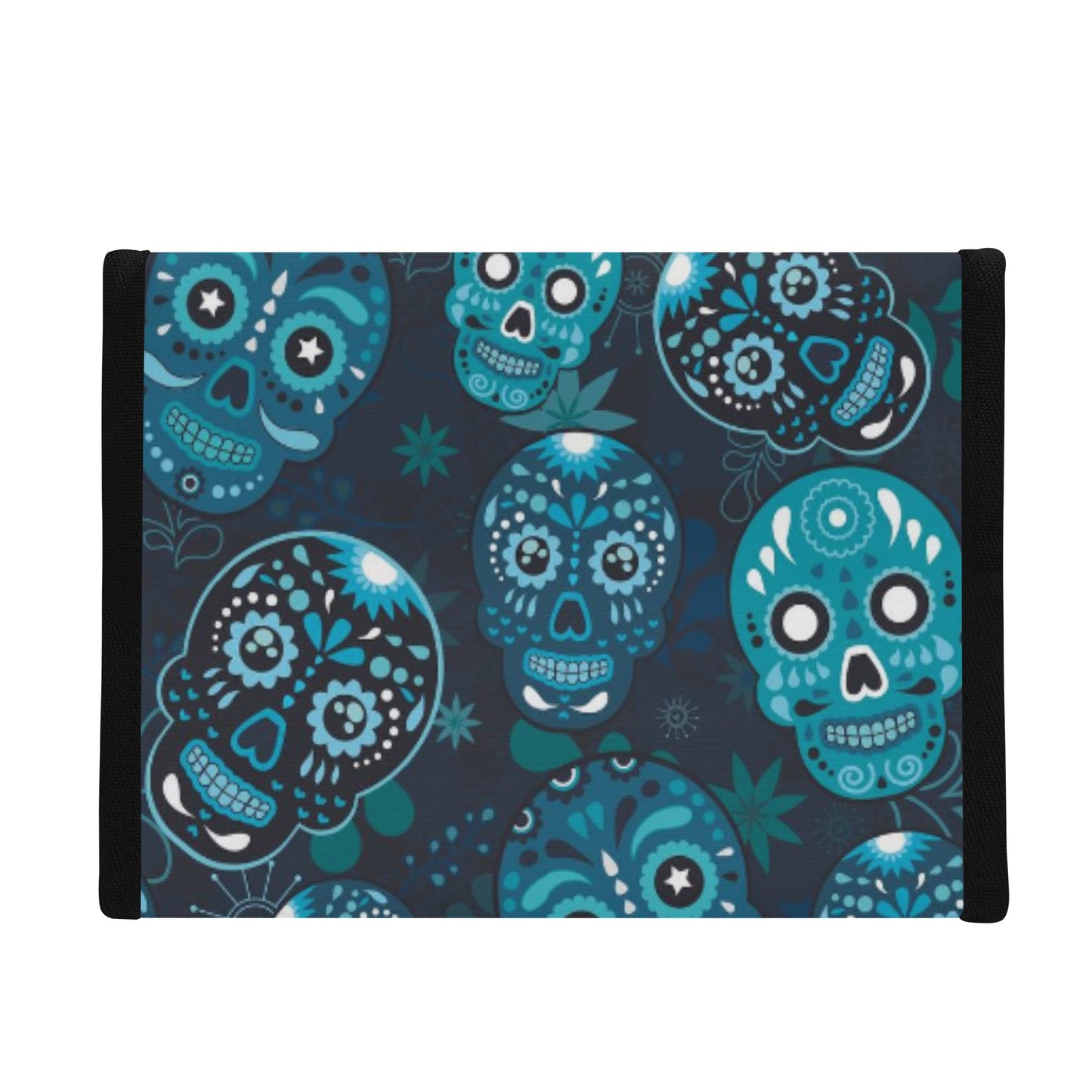 Sugar skull pattern Folding Pocket Type Lunch Bag