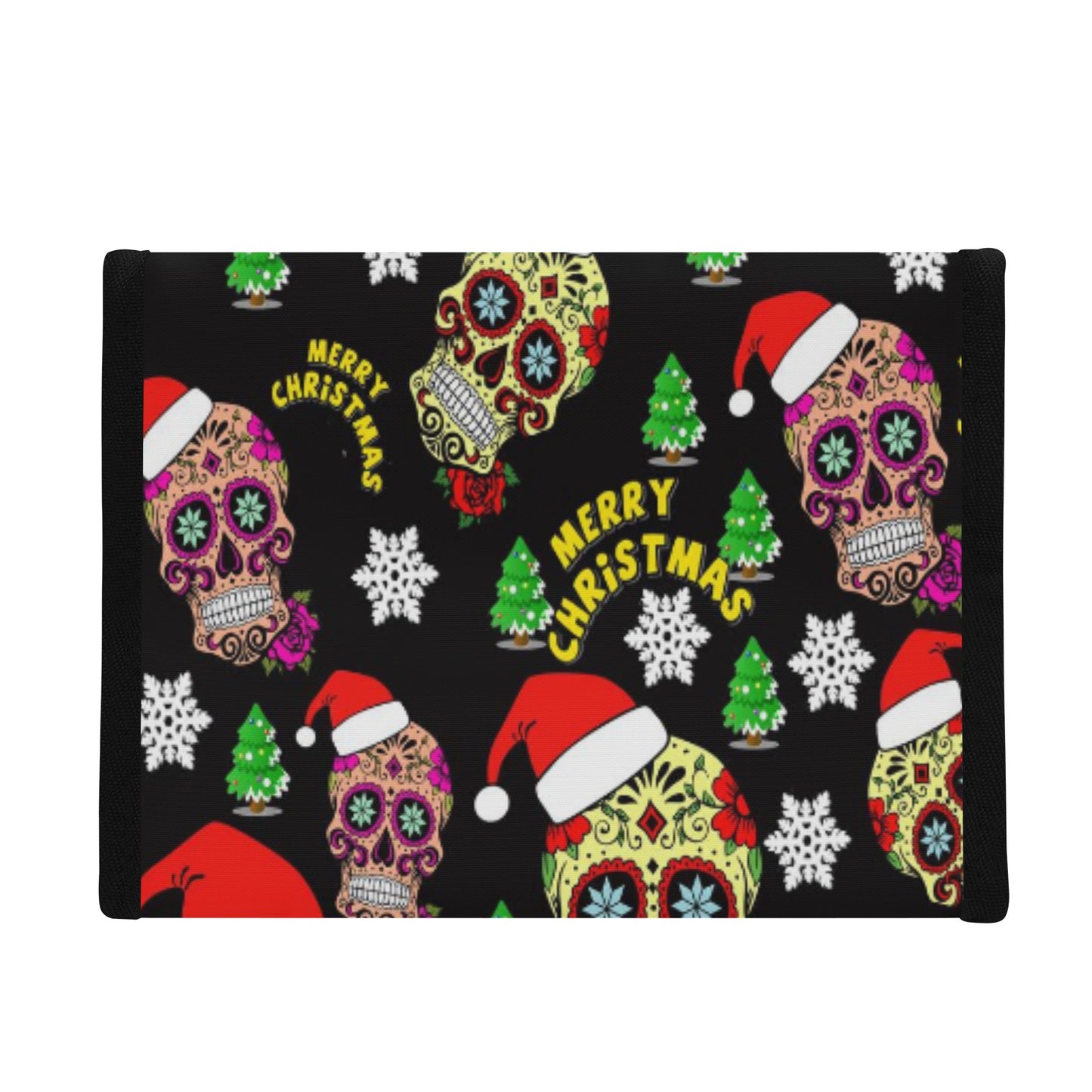 Dia de los muertos skull Folding Pocket Type Lunch Bag