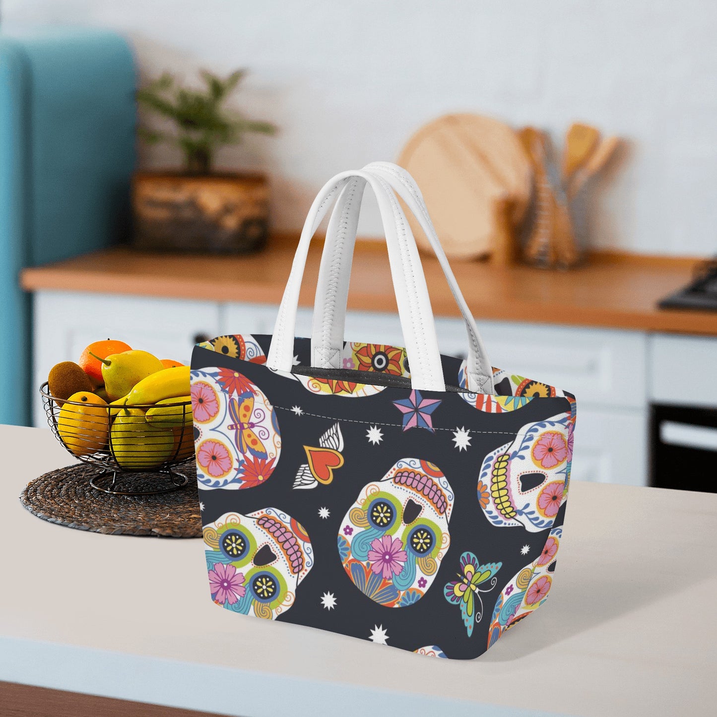 Sugar skull pattern New Style Lunch Bag