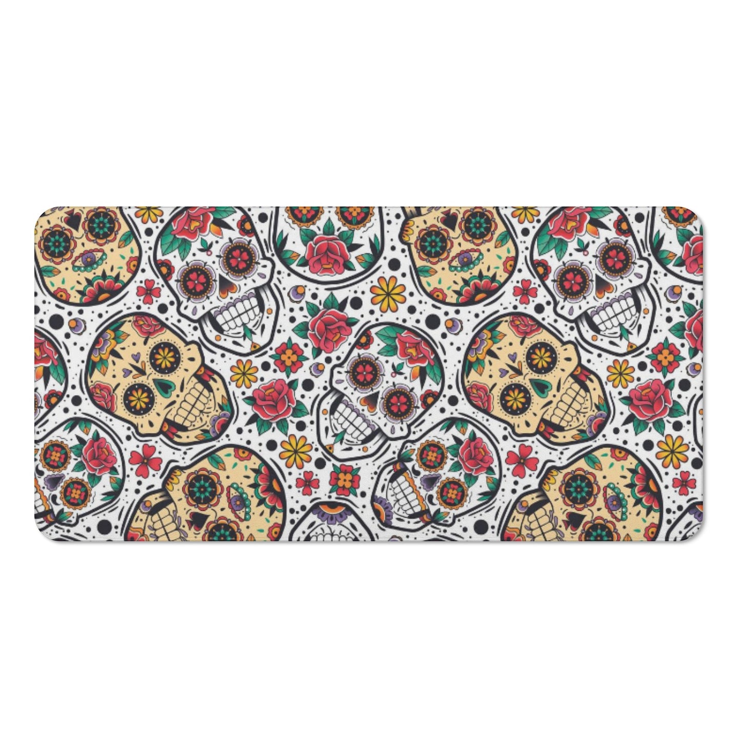 Sugar skull pattern Mexican skull Bath Towel