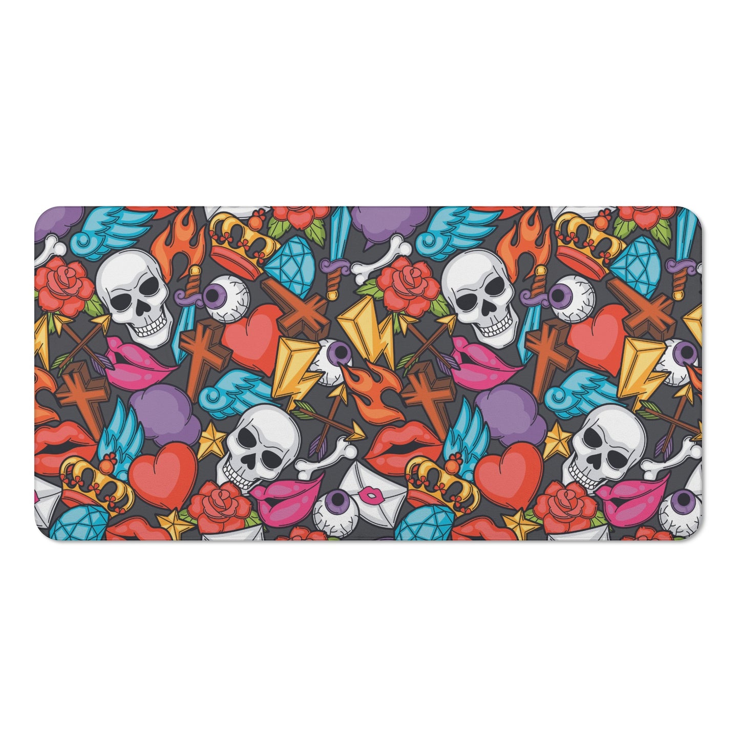 Dia de los muertos skull Bath Towel