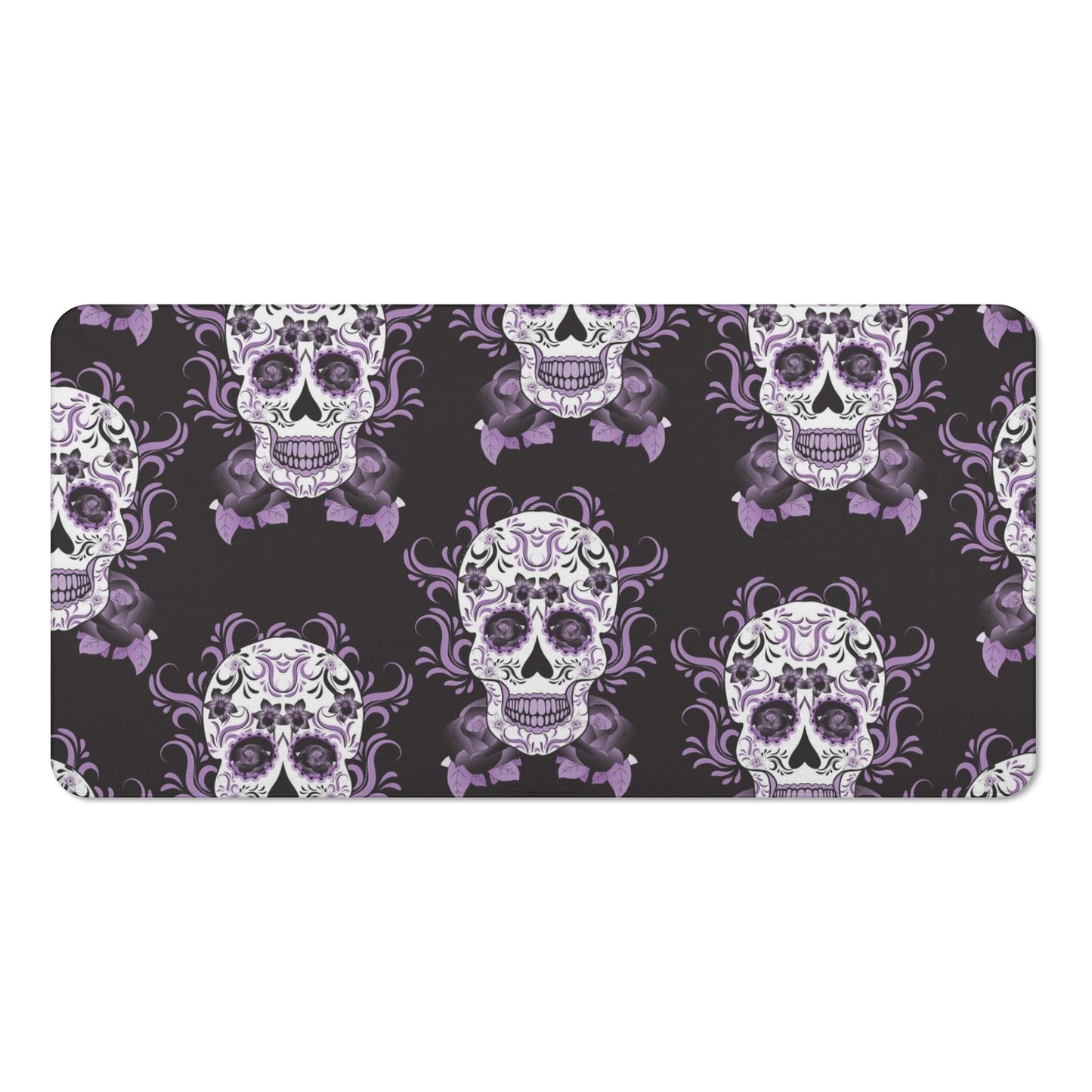 Sugar skull skeleton day of the dead Bath Towel