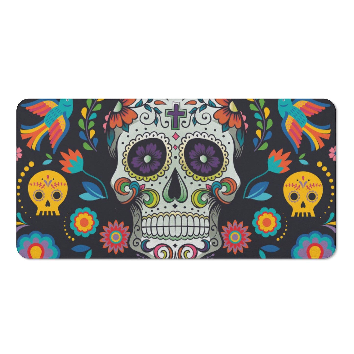 Sugar skull halloween Bath Towel