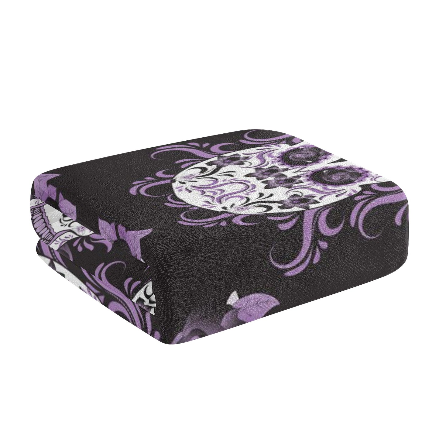 Sugar skull skeleton day of the dead Bath Towel