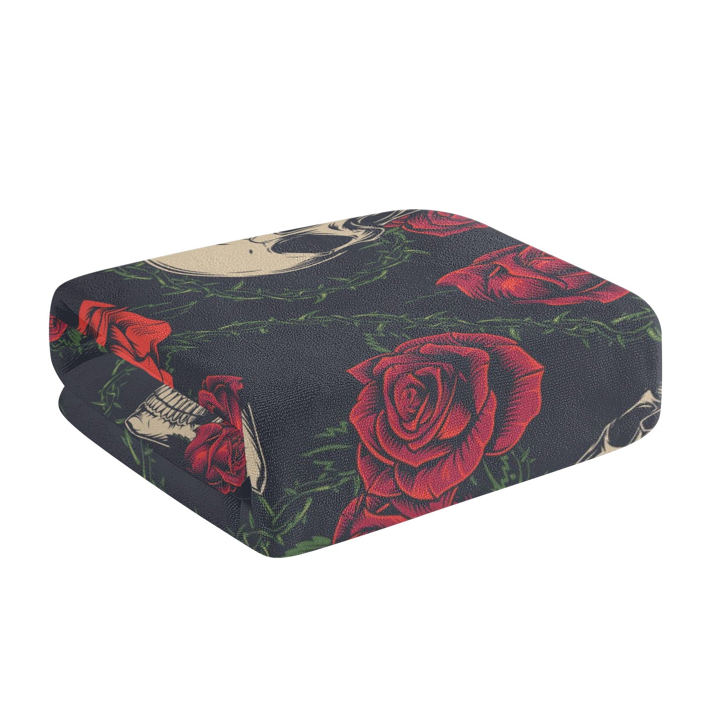 Halloween sugar skull Bath Towel