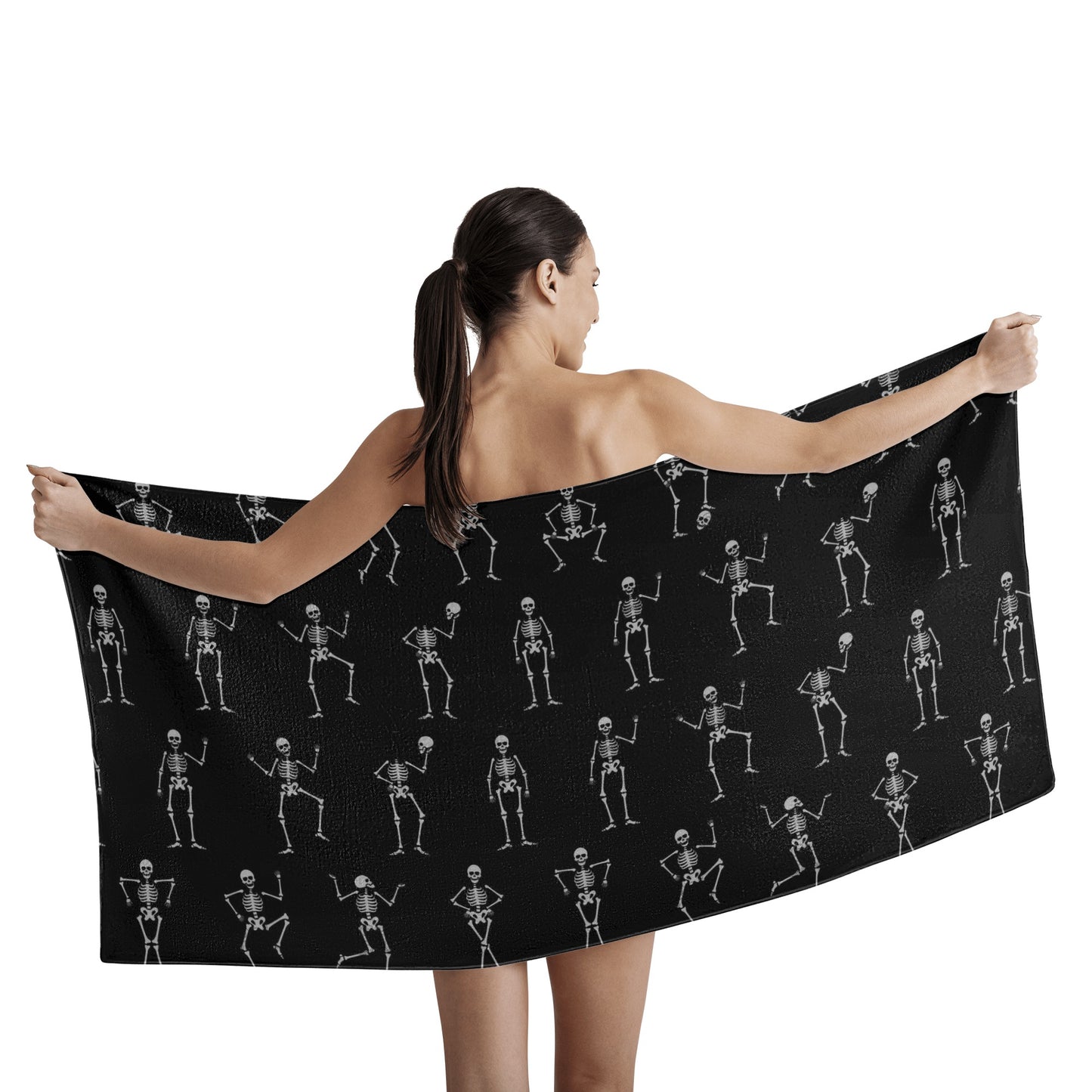 Candy sugar skull Bath Towel