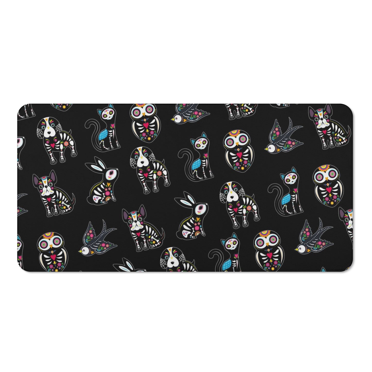 Halloween sugar skull Bath Towel