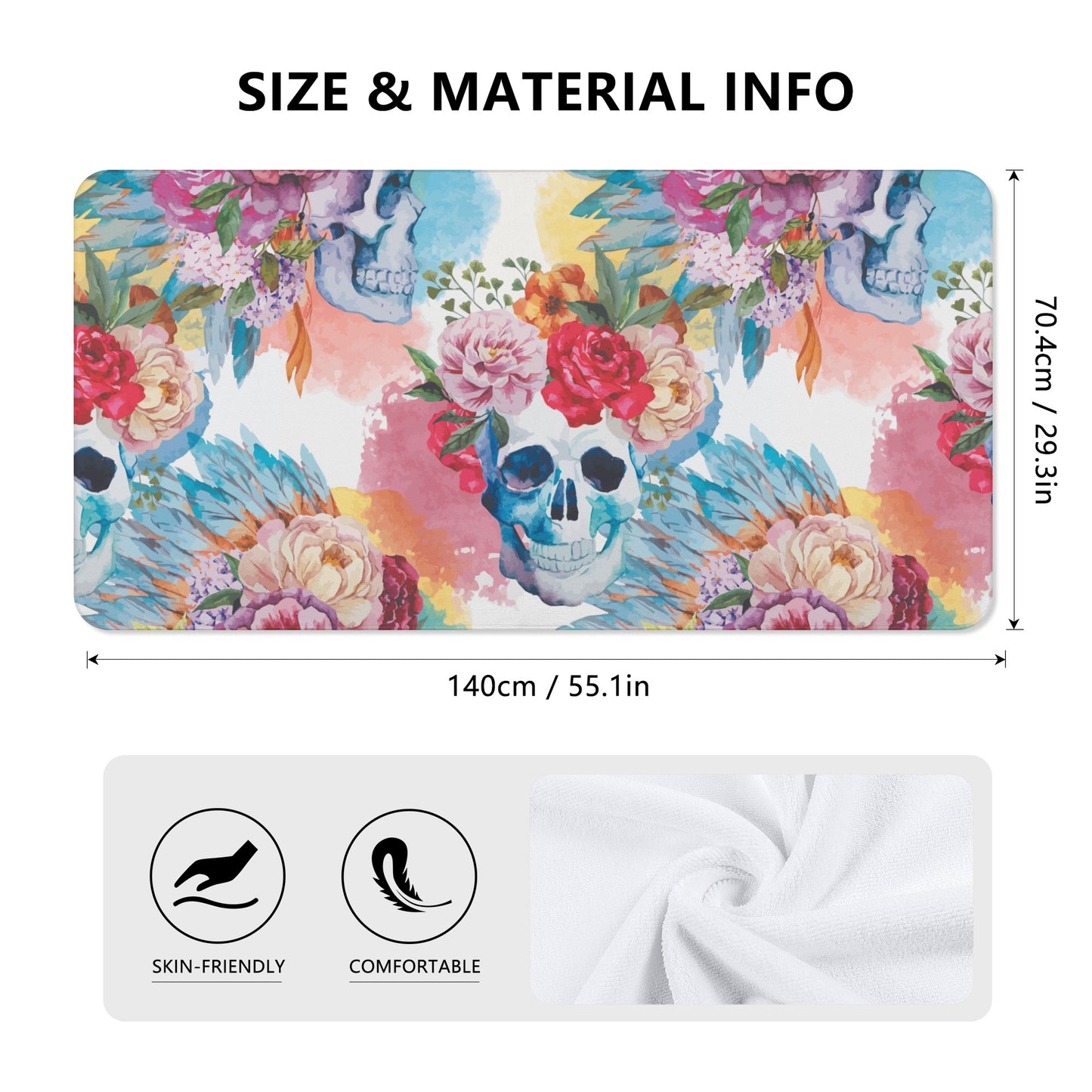Day of the dead Bath Towel