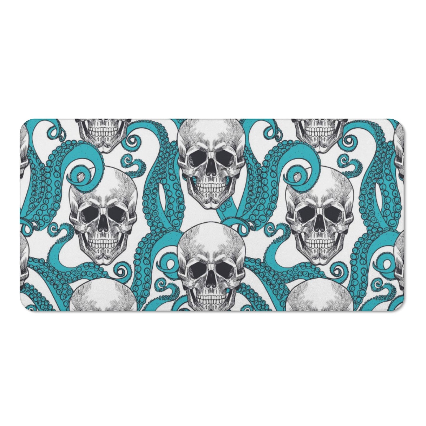 Skull gothic Halloween pattern Bath Towel
