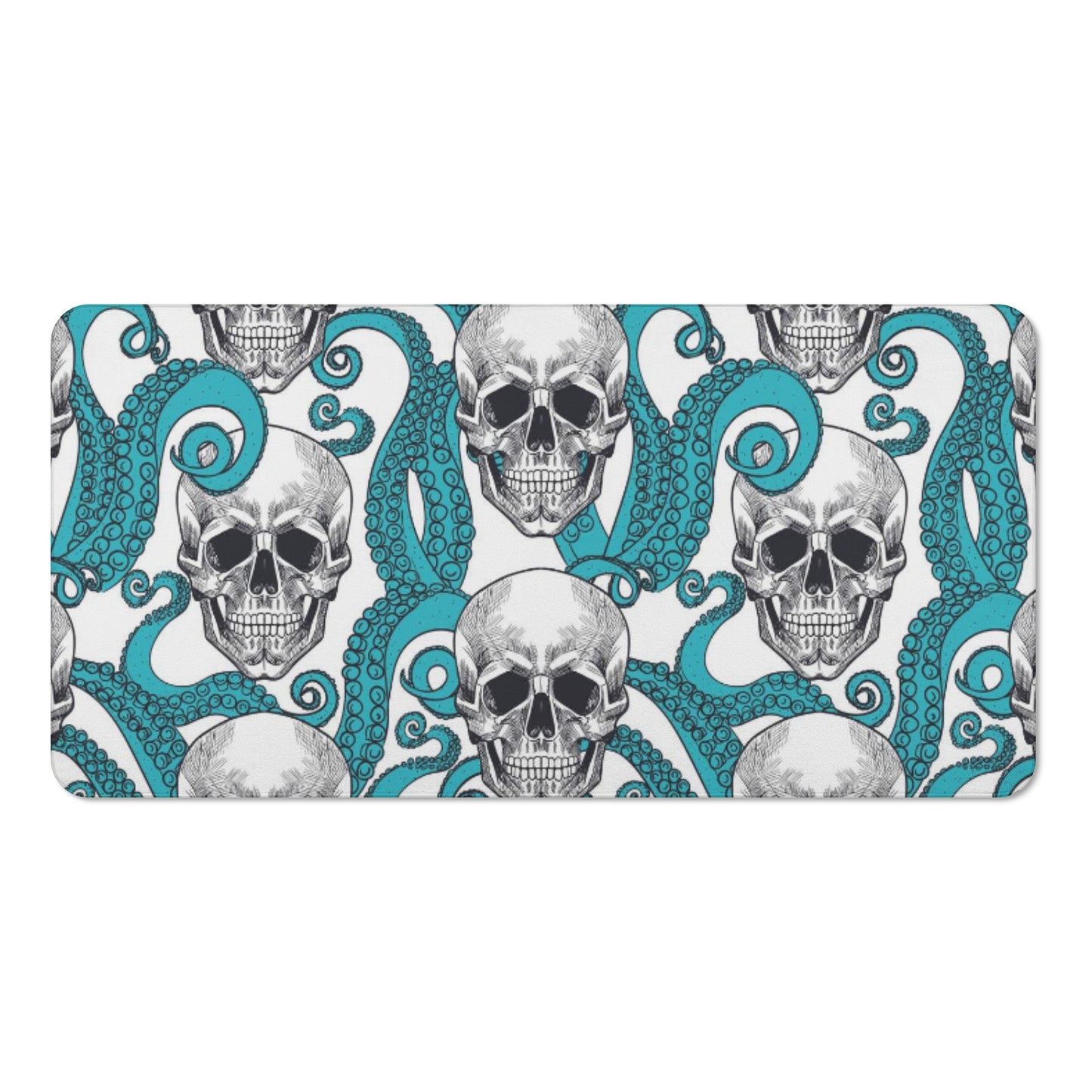 Skull gothic Halloween pattern Bath Towel