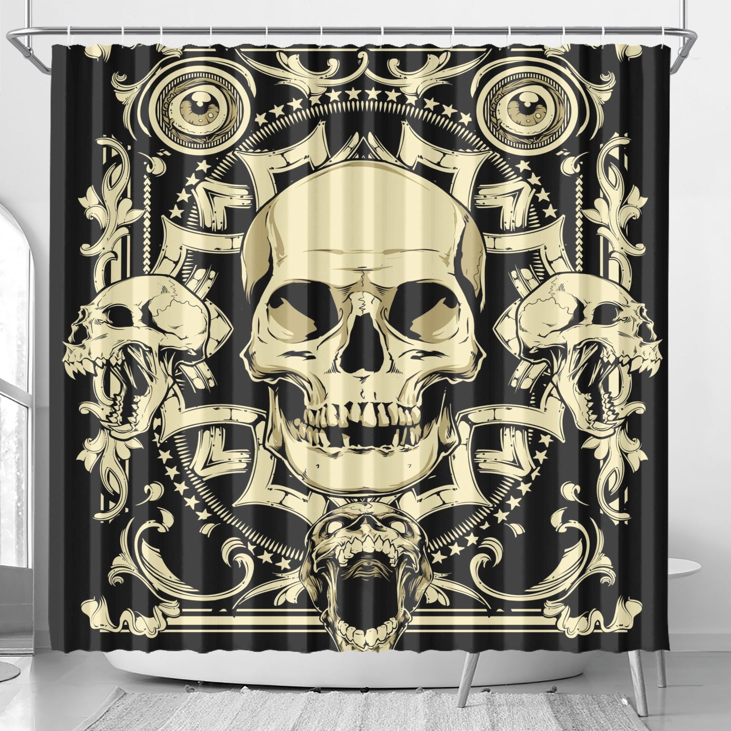 Grim reaper Halloween Shower Curtain