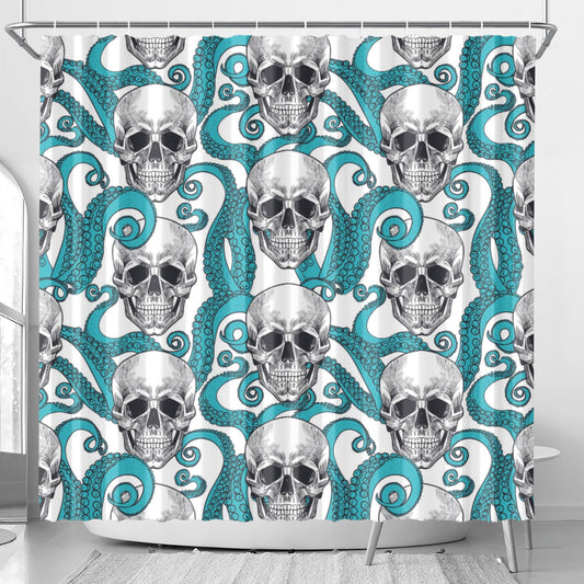Dia de los muertos candy skulls Shower Curtain