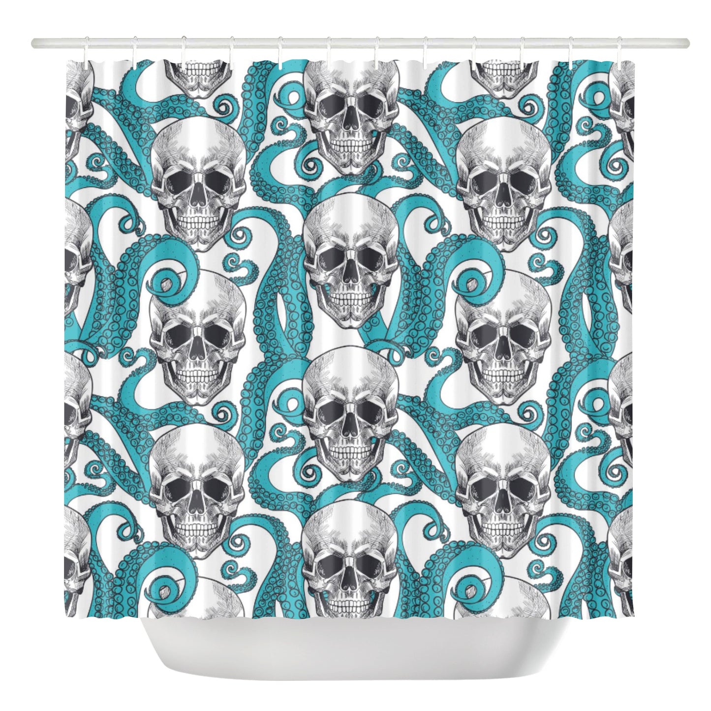 Dia de los muertos candy skulls Shower Curtain