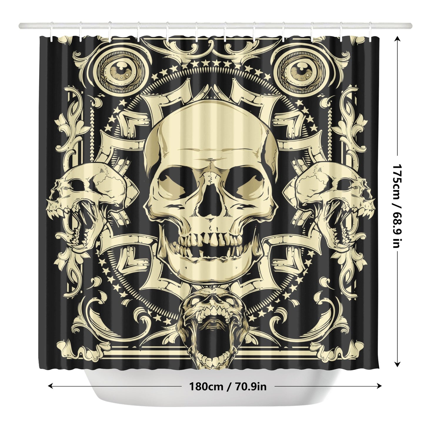 Grim reaper Halloween Shower Curtain