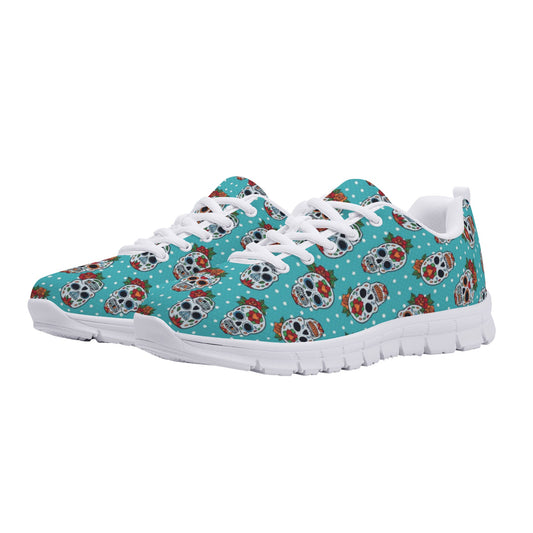 Floral sugar skull Day of the dead Women's Running Shoes