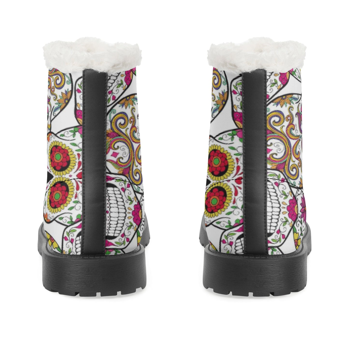 Women's Faux Fur Leather Boots